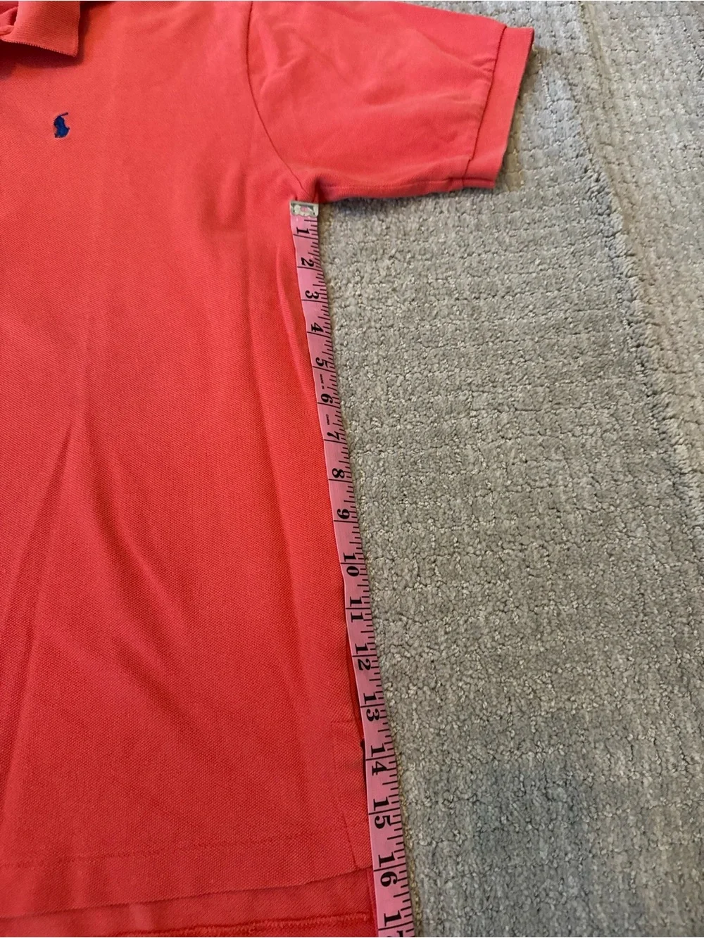 Polo by Ralph Lauren Coral Polo Shirt with Navy Pony